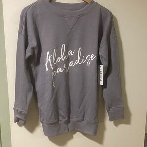 NWT Jax Sea Aloha Paradise Crewneck Sweatshirt. Small